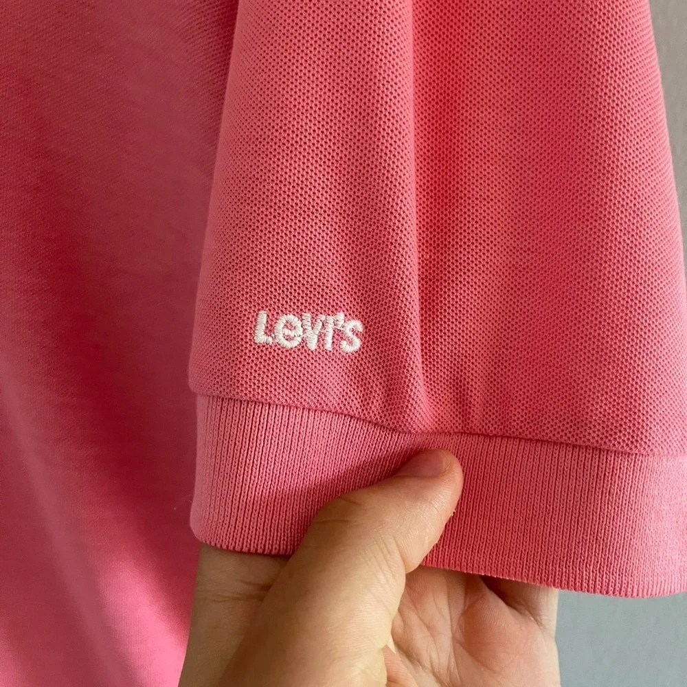 Levi's Shirts Vintage 80s Levis Stitched Spell Out Golf Shirt large